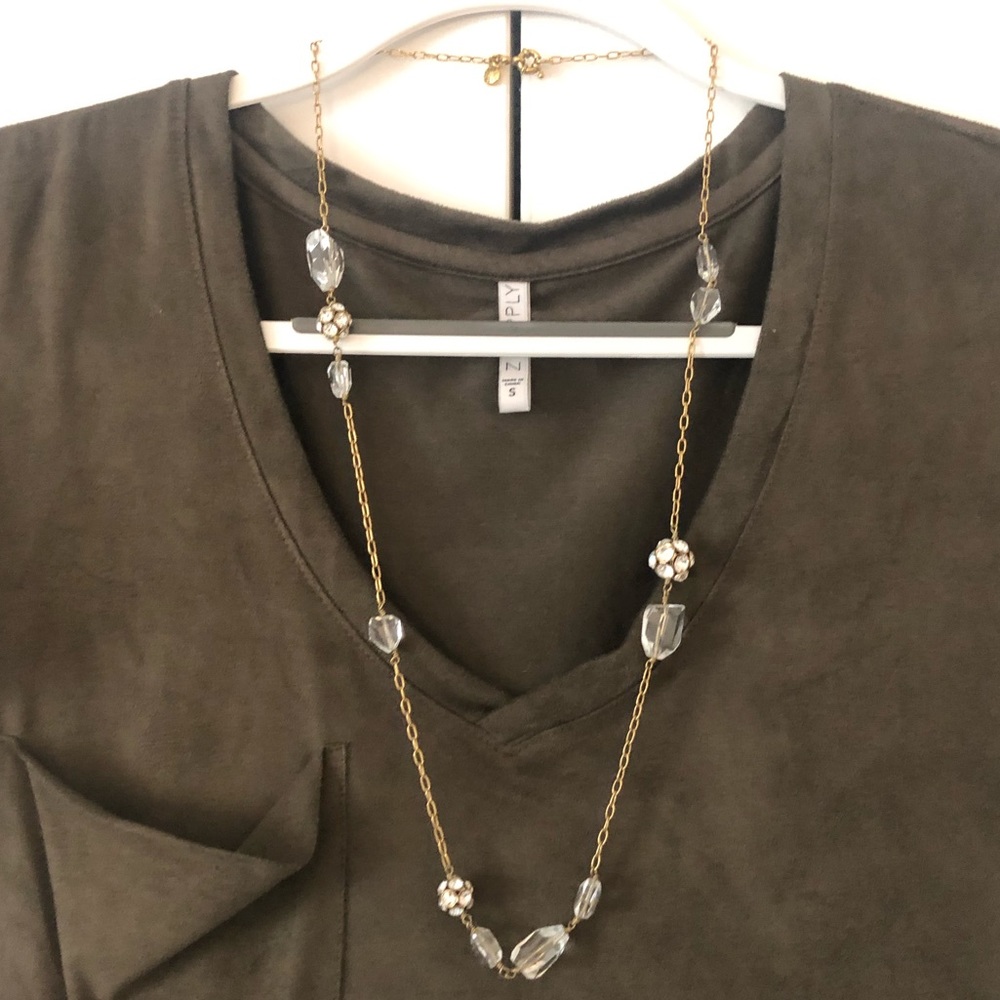 J Crew Gold Necklace